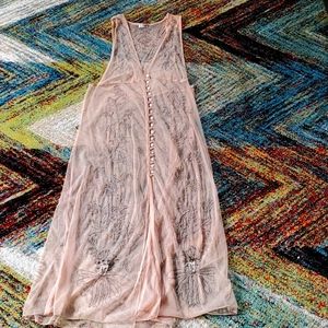 Beaded Intimately by Free People Maxi Slip